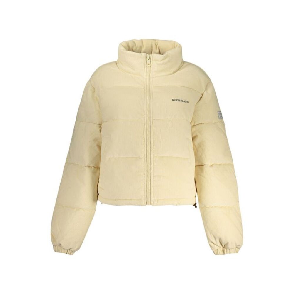 Guess Jeans Beige Polyester Women's Women's Jacket